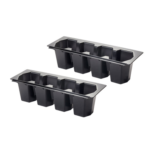 Krowne KR-410 4 Bottle Well for KR24 Ice Bins, Plastic-cityfoodequipment.com