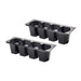 Krowne KR-410 4 Bottle Well for KR24 Ice Bins, Plastic-cityfoodequipment.com
