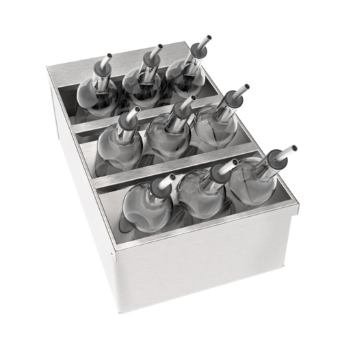 Krowne MW-SR12 MoveWell Speed Rack Modular Insert - 3 Tiers-cityfoodequipment.com