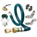Krowne M12548K10 48" Gas Connector Kit w/ 1 1/4" Female/Male Couplings-cityfoodequipment.com