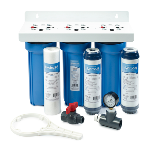 Krowne KR-HS3-KIT Triple Hydrosift Water Filter Assembly Kit-cityfoodequipment.com