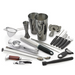Krowne KR-BK2 18-Piece Cocktail Shaker Set - Gun Metal Black-cityfoodequipment.com