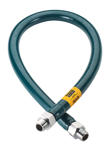 Krowne M10036 36" Gas Connector Hose w/ 1" Male/Male Couplings-cityfoodequipment.com