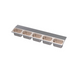 Krowne KR-UMGT-5 (5) Compartment Bar Garnish Tray - No Lid, Undermount-cityfoodequipment.com