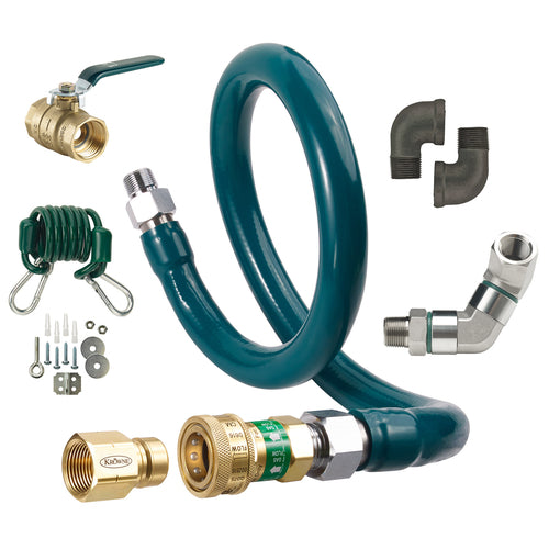 Krowne M12548K9 48" Gas Connector Kit w/ 1 1/4" Female/Male Couplings-cityfoodequipment.com