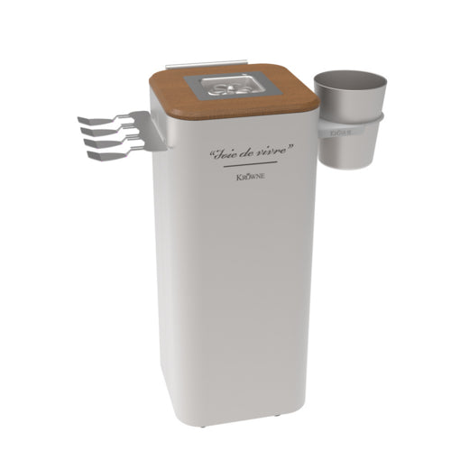 Krowne KR-MGC Royal Series Glass Chiller Cart - 32 3/4" x 20", 14v Battery, 100-240v/1ph-cityfoodequipment.com