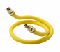 Krowne S7548B 48" Stationary Gas Connector Hose w/ 3/4" Female/Male Couplings-cityfoodequipment.com