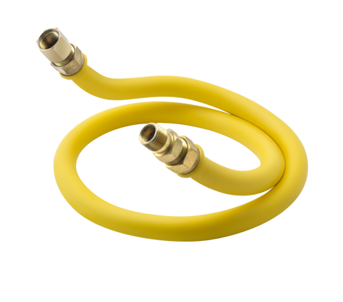 Krowne S7548 48" Stationary Gas Connector Hose w/ 3/4" Female/Male Couplings-cityfoodequipment.com