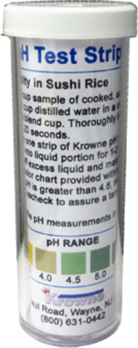 Krowne S25-126 pH Test Strips, 50 Strips per Bottle-cityfoodequipment.com
