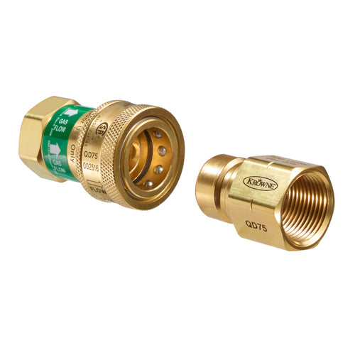 Krowne QD75 3/4" Quick Disconnect Female Coupler-cityfoodequipment.com