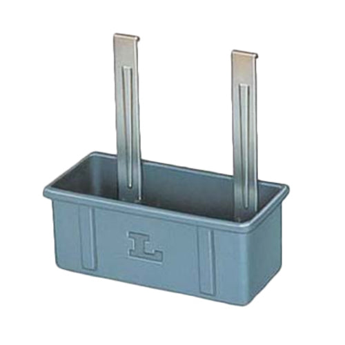 Lakeside 208-6 Silver/Flatware Box w/ Hanger Straps, Polyethylene, Gray-cityfoodequipment.com