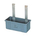 Lakeside 208-6 Silver/Flatware Box w/ Hanger Straps, Polyethylene, Gray-cityfoodequipment.com