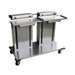 Lakeside 2818 Mobile Double Cantilever Tray Dispenser for 14" x 18" Trays-cityfoodequipment.com