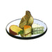 Geneva 34" Round Rimless Mirror Tray w/ Black Vinyl Edge (292)-cityfoodequipment.com