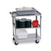 Lakeside 322 3 Level Stainless Utility Cart w/ 300 lb Capacity, Raised Ledges-cityfoodequipment.com