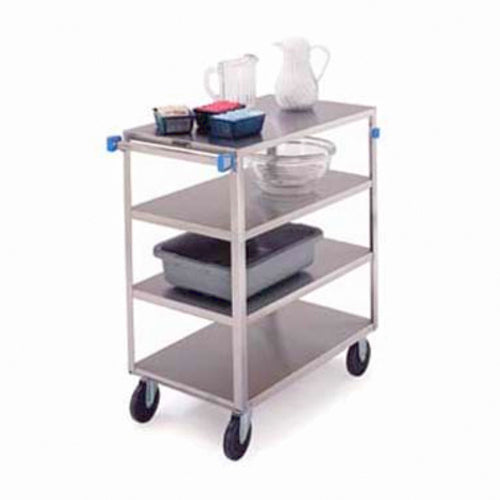 Lakeside 354 4 Level Stainless Utility Cart w/ 500 lb Capacity, Flat Ledges-cityfoodequipment.com