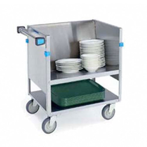 Lakeside 405 19 1/4" Mobile Dish Caddy w/ (2) Shelves, Stainless-cityfoodequipment.com