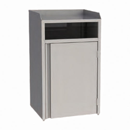 Lakeside 4310 35 gal Indoor Decorative Trash Can - Metal, Stainless Steel-cityfoodequipment.com
