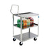 Lakeside 4322 3 Level Stainless Utility Cart w/ 300 lb Capacity, Raised Ledges-cityfoodequipment.com