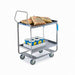Lakeside 4559 2 Level Stainless Utility Cart w/ 700 lb Capacity, Raised Ledges-cityfoodequipment.com
