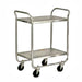 Lakeside 472 2 Level Stainless Utility Cart w/ 500 lb Capacity, Flat Ledges-cityfoodequipment.com