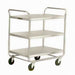 Lakeside 493 3 Level Stainless Utility Cart w/ 500 lb Capacity, Flat Ledges-cityfoodequipment.com