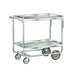 Lakeside 558 2 Level Stainless Utility Cart w/ 700 lb Capacity, Raised Ledges-cityfoodequipment.com