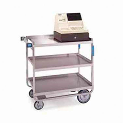 Lakeside 559 3 Level Stainless Utility Cart w/ 700 lb Capacity, Raised Ledges-cityfoodequipment.com