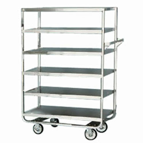 Lakeside 563 Queen Mary Cart - 6 Levels, 700 lb. Capacity, Stainless, Raised Edges-cityfoodequipment.com