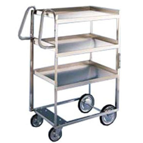 Lakeside 5930 2 Level Stainless Utility Cart w/ 700 lb Capacity, Raised Ledges-cityfoodequipment.com