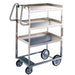 Lakeside 5930 2 Level Stainless Utility Cart w/ 700 lb Capacity, Raised Ledges-cityfoodequipment.com