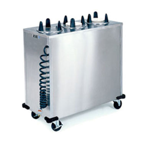 Lakeside 6200 32" Heated Mobile Dish Dispenser w/ (2) Columns - Stainless, 120v-cityfoodequipment.com