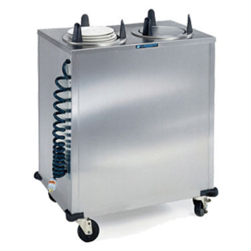 Lakeside 6209 32" Heated Mobile Dish Dispenser w/ (2) Columns - Stainless, 120v-cityfoodequipment.com