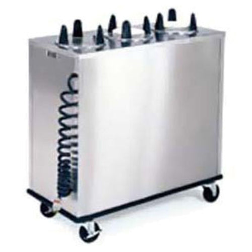 Lakeside 6212 36 1/2" Heated Mobile Dish Dispenser w/ (2) Columns - Stainless, 120v-cityfoodequipment.com