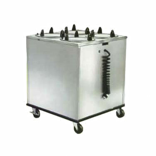 Lakeside 6406 32" Heated Mobile Dish Dispenser w/ (4) Columns - Stainless, 120v-cityfoodequipment.com
