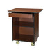 Lakeside 66107 33 1/2" Mobile Enclosed Beverage Service Cart w/ (3) Levels & (1) Drawer - Wood, Victorian Cherry-cityfoodequipment.com