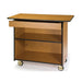 Lakeside 67107 45 1/2" Mobile Enclosed Beverage Service Cart w/ (3) Levels & (1) Drawer - Wood, Victorian Cherry-cityfoodequipment.com