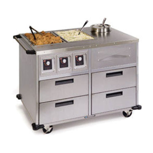 Lakeside 6745 46" Hot Food Table w/ (2) Wells & (1) Soup Well, 220v/1ph-cityfoodequipment.com