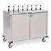 Lakeside 70201 Pump Style Condiment Dispenser Cart w/ (8) Pumps, (8) Compartments, Stainless-cityfoodequipment.com
