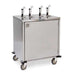 Lakeside 70221 Pump Style Condiment Dispenser Cart w/ (4) Pumps, (4) Compartments, Stainless-cityfoodequipment.com