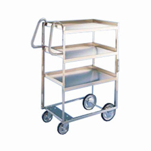 Lakeside 7030 2 Level Stainless Utility Cart w/ 700 lb Capacity, Raised Ledges-cityfoodequipment.com