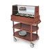 Geneva Oval Dessert Cart w/ Display Case Design (70358)-cityfoodequipment.com