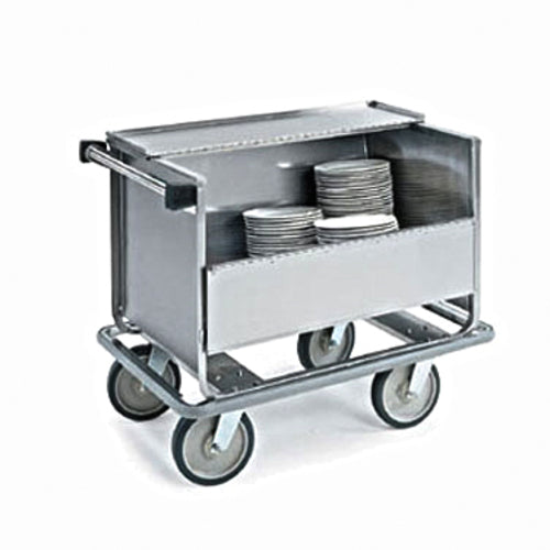 Lakeside 705 21" Mobile Dish Caddy W/ (1) Shelf, Stainless-cityfoodequipment.com
