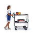 Lakeside 7130 2 Level Stainless Utility Cart w/ 1000 lb Capacity, Raised Ledges-cityfoodequipment.com