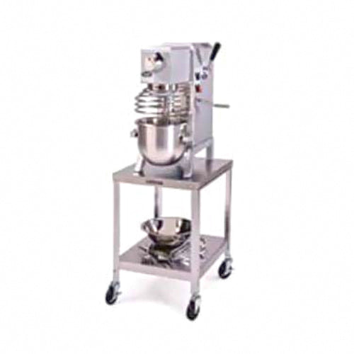 Lakeside 717 25 1/4" Mixer Table w/ All Stainless Undershelf Base, Mobile, 33 1/4"D-cityfoodequipment.com