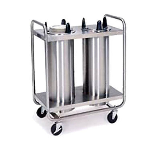 Lakeside 7208 35 1/2" Mobile Dish Dispenser w/ (2) Columns, Stainless-cityfoodequipment.com