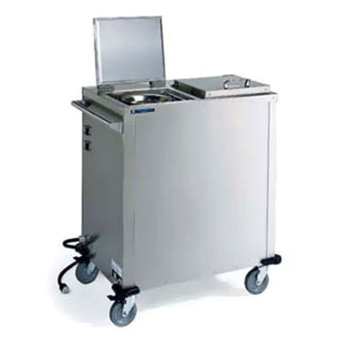 Lakeside 7501 33 3/8" Heated Mobile Dish Dispenser w/ (2) Columns - Stainless, 208/220-240v/1ph-cityfoodequipment.com
