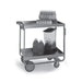 Lakeside 757 2 Level Stainless Utility Cart w/ 700 lb Capacity, Raised Ledges-cityfoodequipment.com