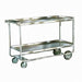 Lakeside 758 2 Level Stainless Utility Cart w/ 700 lb Capacity, Raised Ledges-cityfoodequipment.com