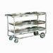Lakeside 759 3 Level Stainless Utility Cart w/ 700 lb Capacity, Raised Ledges-cityfoodequipment.com